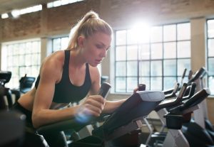 la bonne résistance dans les cours de spinning