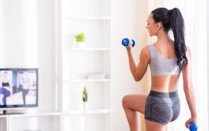 Equipement de gymnastique pour faire du fitness à la maison