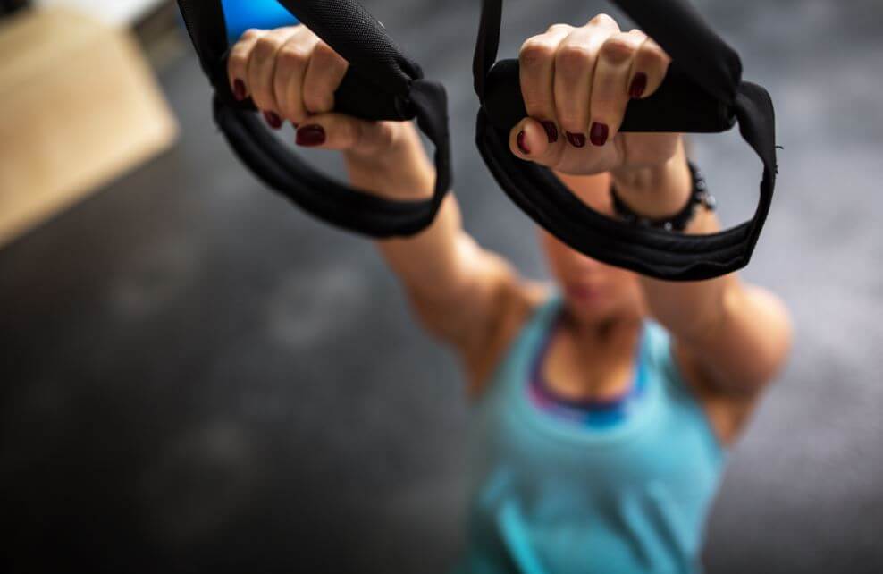 Exercices de TRX pour nageurs