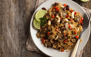 Salade de riz et légumes