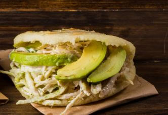Des arepas au maïs.