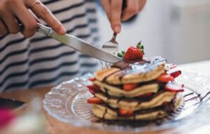 Crêpes saines pour le petit déjeuner
