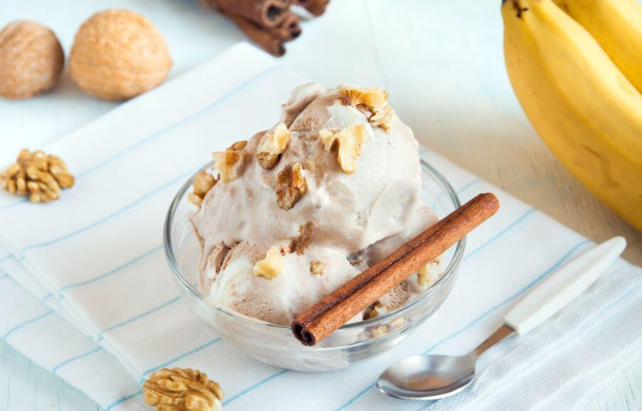 Des glaces à la banane.