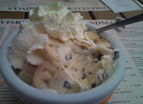 Des glaces au nougat.