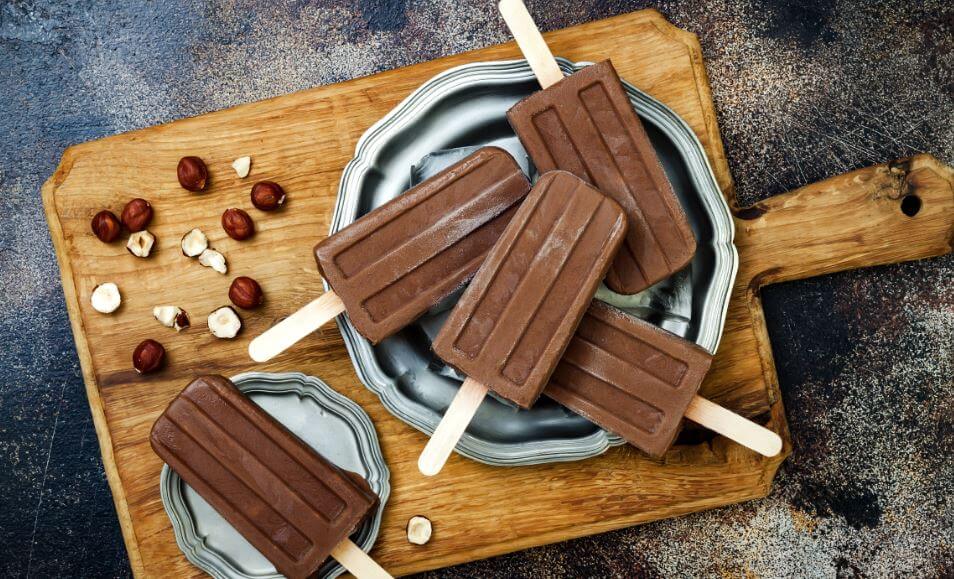 Des glaces au nutella.