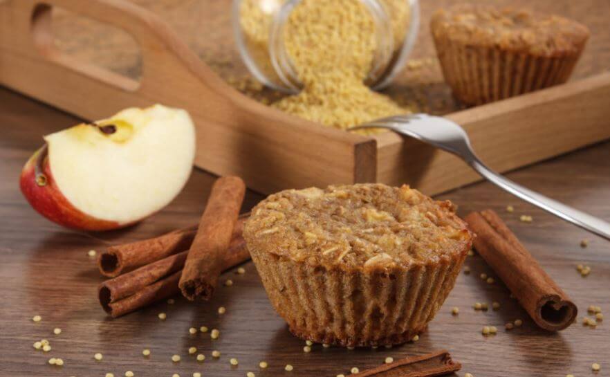 Des muffins à la pomme.
