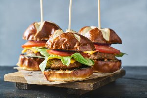3 recettes d'hamburgers végétariens