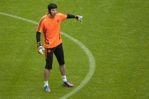 Petr Čech qui joue au Chelsea.