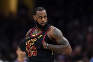 LeBron James lors d'un match de basket