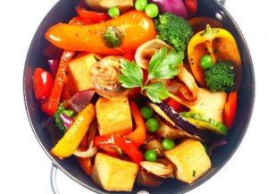 Du tofu à l'aubergine