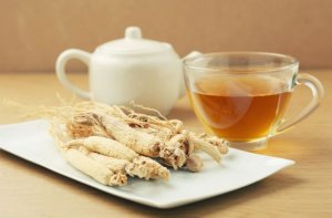 Un thé au ginseng.
