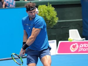 Rafael Nadal pendant un match.