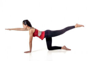 femme faisant de l'exercice