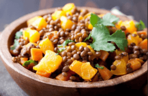 lentilles à la courge