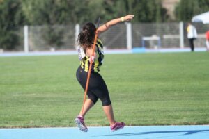 lancer de javelot féminin en heptathlon