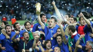 L'Italie, championne du monde en 2006.