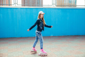 Patinage sur patins à roulettes
