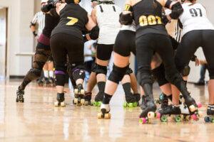 Roller derby parmi les sports sur patins