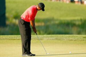 Tiger Woods en train de jouer