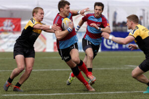Un match de rugby.