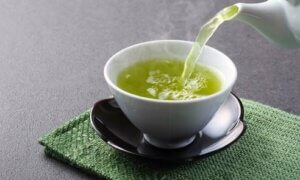 Infusion de thé vert.