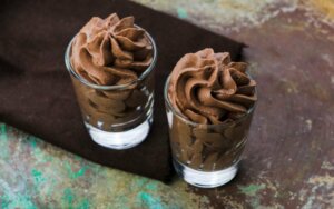 Les calories dans une mousse au chocolat.