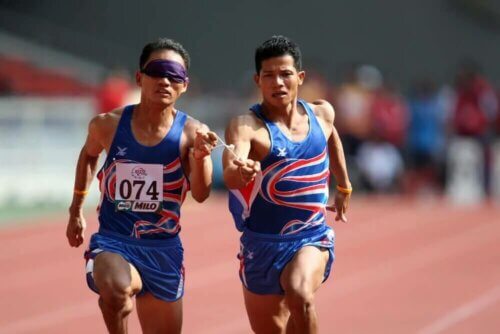 Les sports pour aveugles requièrent la même force mental que n'importe quel exploit physique.