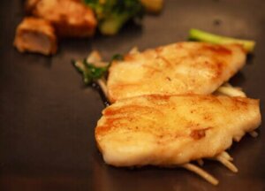 Poisson à la plancha.