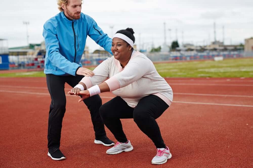 Exercices simples pour les personnes souffrant d'obésité